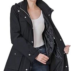 Kenneth Cole New York Black Utility Jacket